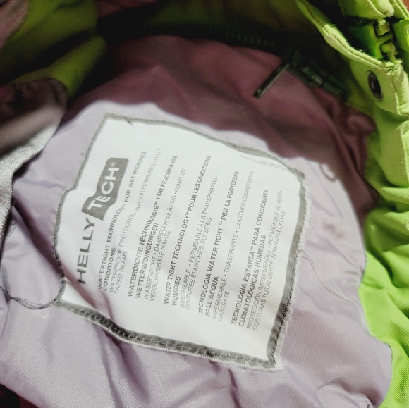 Helly Hansen Two-Tone Green Jacket, Size Medium - Picture 6 of 6